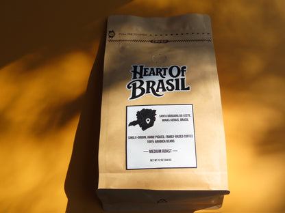 Heart Of Brasil Medium Roast Ground Coffee 10oz - FREE SHIPPING