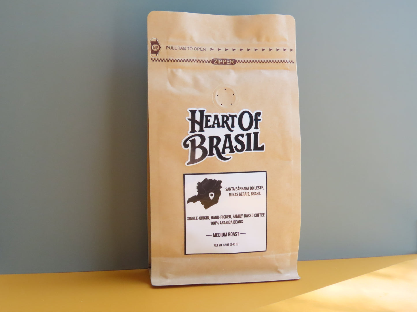 Heart Of Brasil Medium Roast Ground Coffee 10oz - FREE SHIPPING